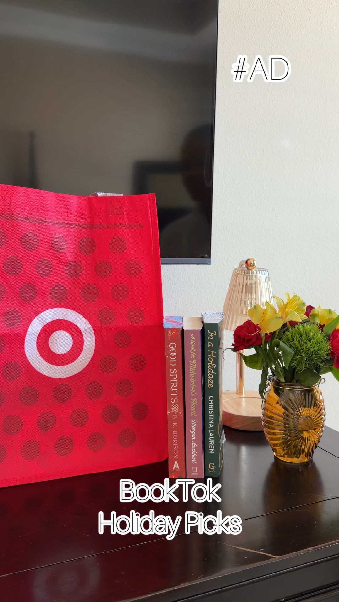 #ad Partnering with @Target to share a few holiday reads this season, Good Spirits, In a Holidaze, and A Spell for Midwinter’s Heart. They’re the perfect gift for yourself or a book lover in your life. Rest and reading are at the top of my list this year.
 #TargetBooks #TargetPartners #Target