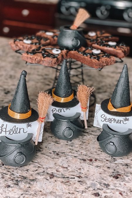 This set of witch hats, cauldrons and brooms is perfect for Halloween crafting! 

#LTKSeasonal #LTKHalloween