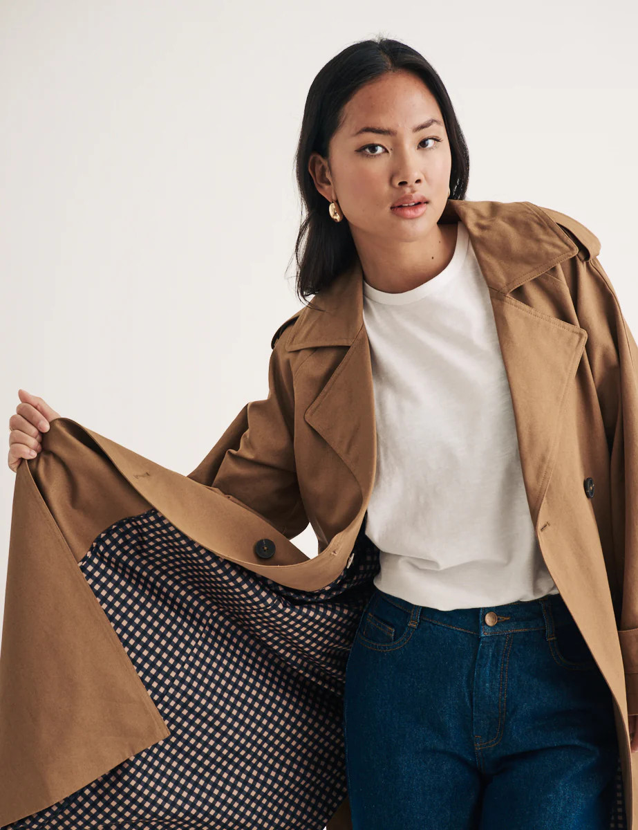 Brown Double Breasted Trench Coat
  

  
    £159.00 | Nobody's Child