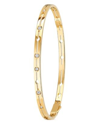 18K Yellow Gold Pulse Diamond Bangle Bracelet | Bloomingdale's (US)