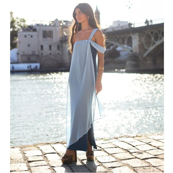 The-ARE ALMERIA DRESS - BLUE | Poshmark