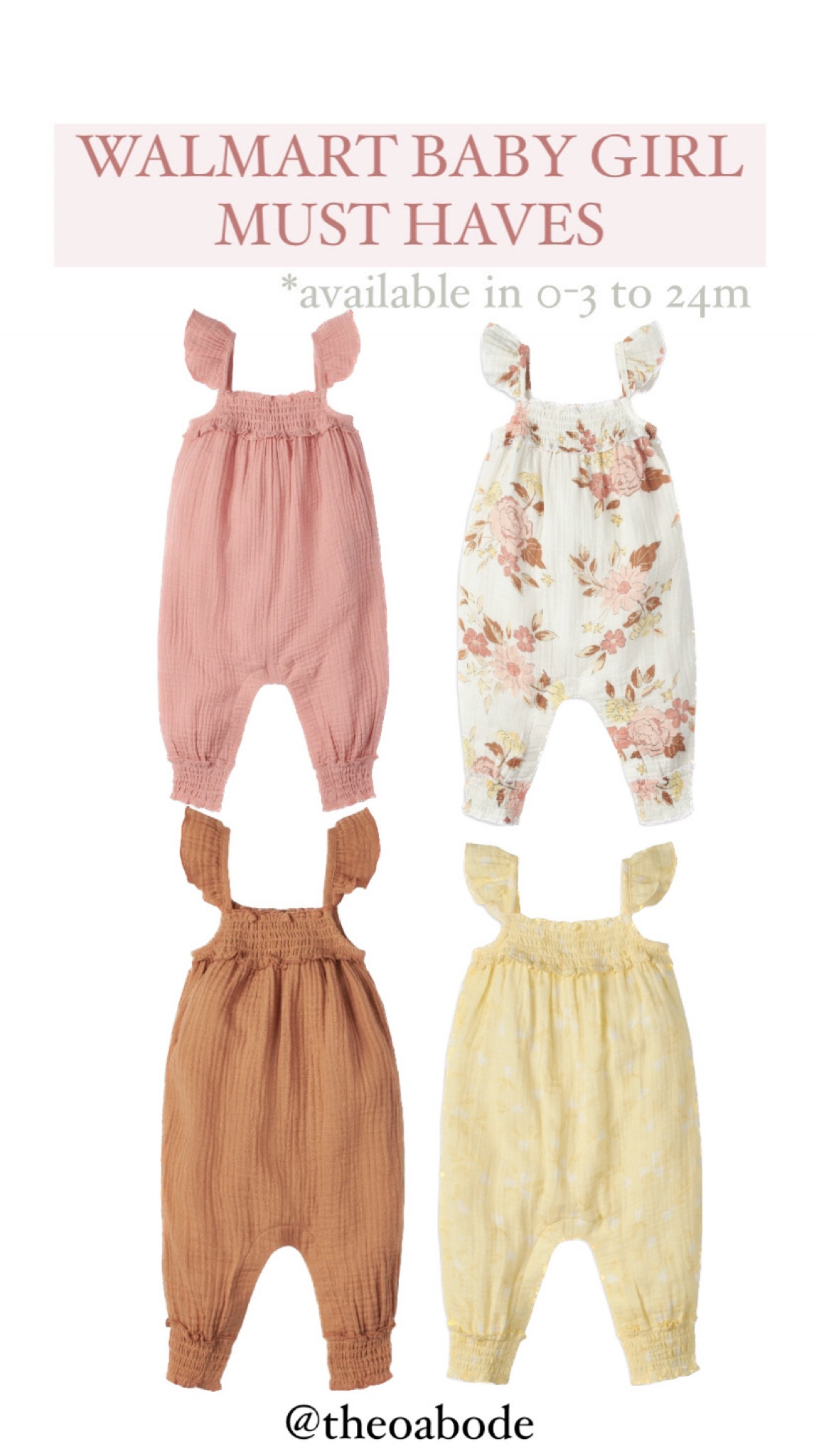 Spring Walmart Must Haves for Your Baby Girl! 🫶🏼 only $13.00!!

#LTKbaby #LTKbump #LTKkids