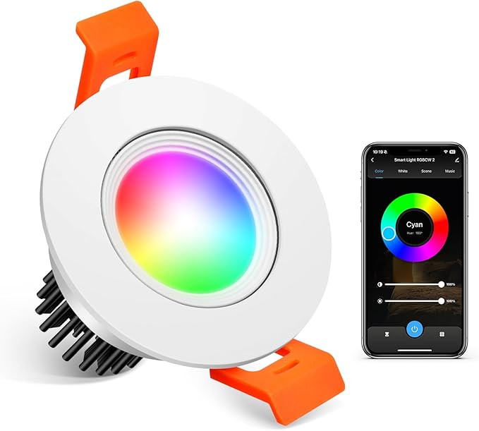 2 Inch Smart Recessed Lighting, WiFi 5W Recessed Light Compatible with Alexa and Google Home, Dim... | Amazon (US)