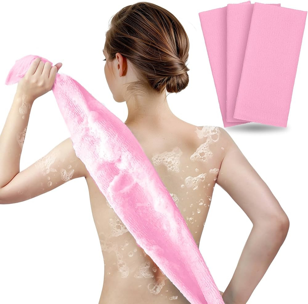 ARCH&M Exfoliating Washcloth Body Scrubber Back Scrubber for Shower Japanese Beauty Washcloth Bat... | Amazon (US)