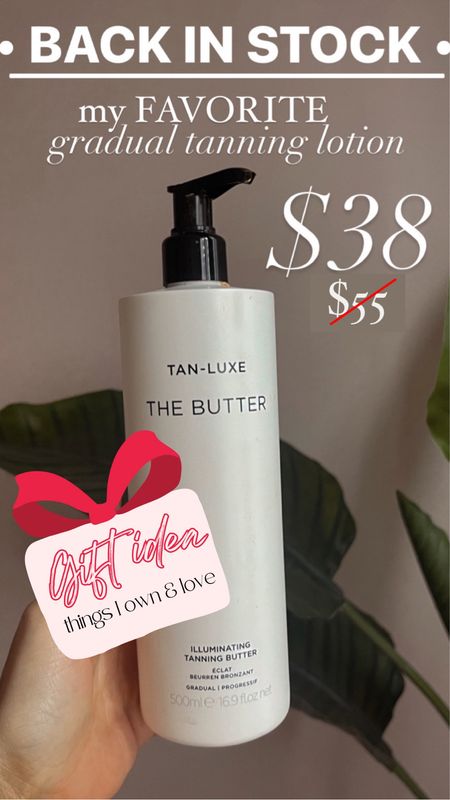 My favorite gradual tanning lotion is such a good gift & on sale for $38 

#LTKGiftGuide #LTKSeasonal #LTKCyberWeek