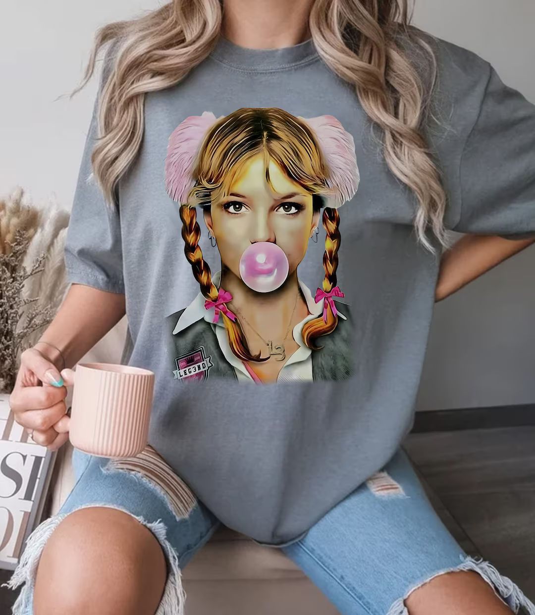 Britney Spears Bubblegum T-shirt, Britney Spears Merch, Britney Spears Sweatshirt, Gift for Women... | Etsy (US)