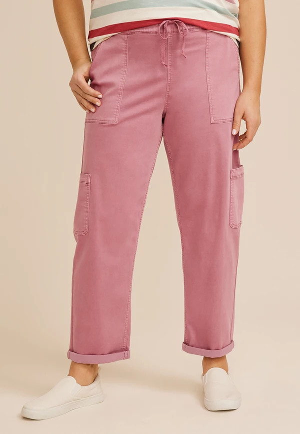 Plus Size Weekender Straight Leg Cargo Pant | Maurices