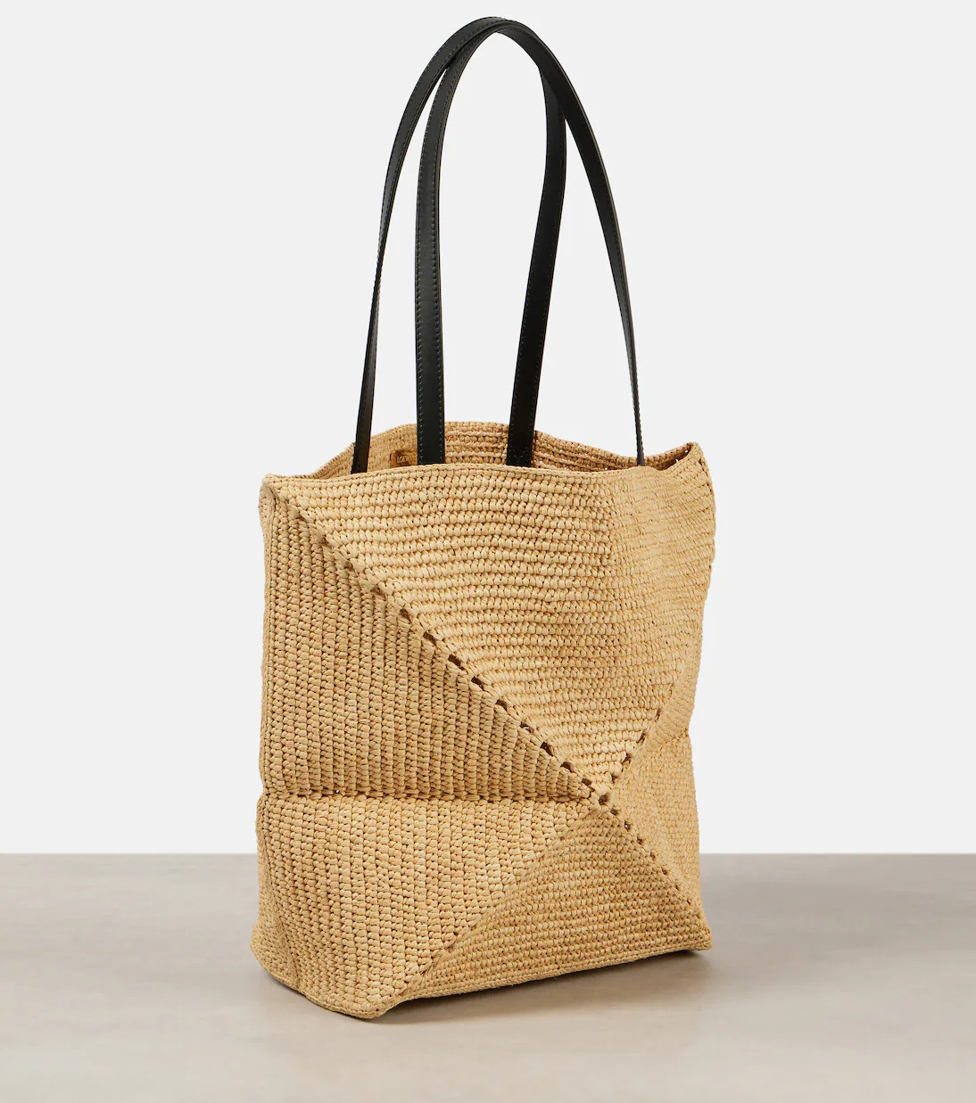 Paula's Ibiza Puzzle Fold raffia tote bag | Mytheresa (US/CA)