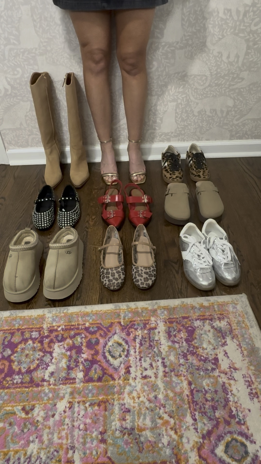 fall shoes I am loving right now! From leopard/metallic sneakers, to platform birks, to tall boots, to red ballet flats, the fall shoes game is strong this year! Linking them all below! 

#LTKSeasonal #LTKShoeCrush #LTKFindsUnder100