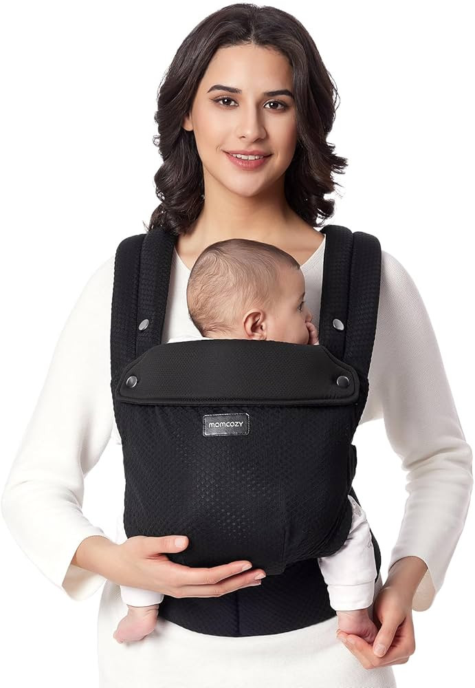 Momcozy Breathable Mesh Baby Carrier, Ergonomic and Lightweight Infant Carrier for 7-44lbs with E... | Amazon (US)