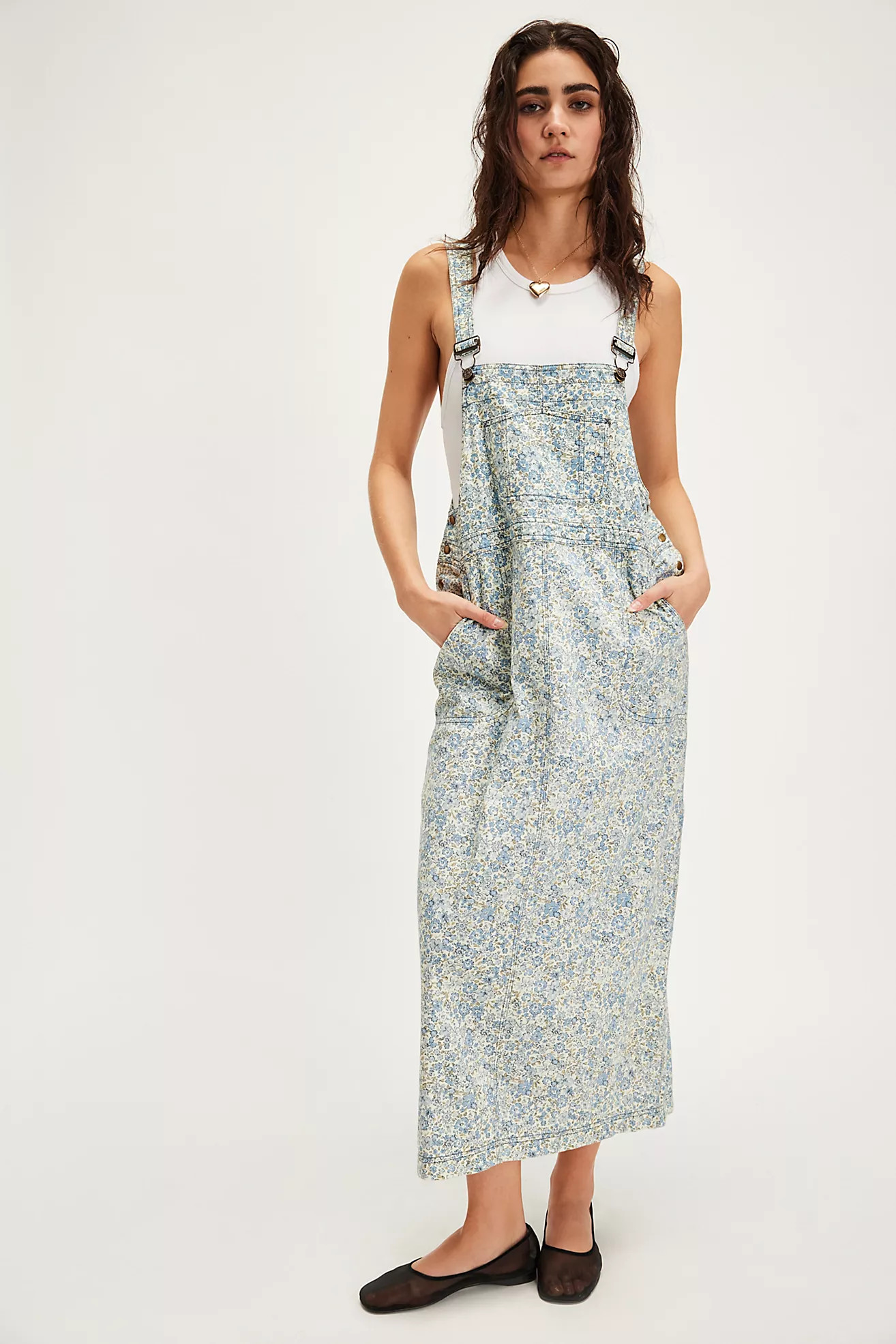 Hanson Apron Midi Dress | Free People (Global - UK&FR Excluded)