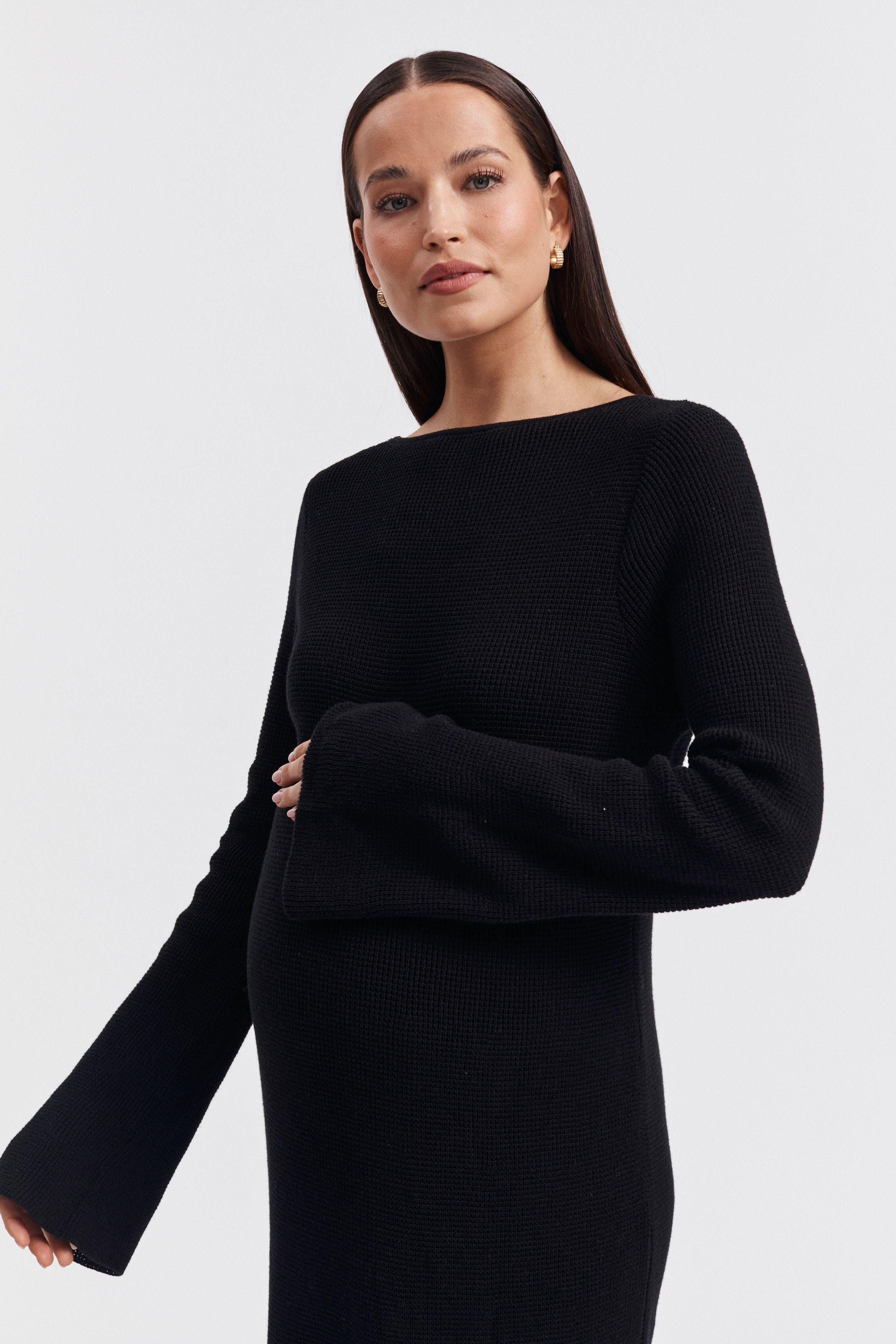 Sabine Reversible Dress (Black) | Legoe Heritage Maternity