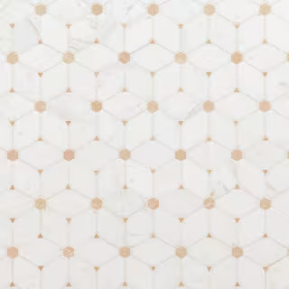 MSI Cecily 11.5 in. x 14.5 in. Polished Marble Look Floor and Wall Tile (9.5 sq. ft./Case) CECILY... | The Home Depot