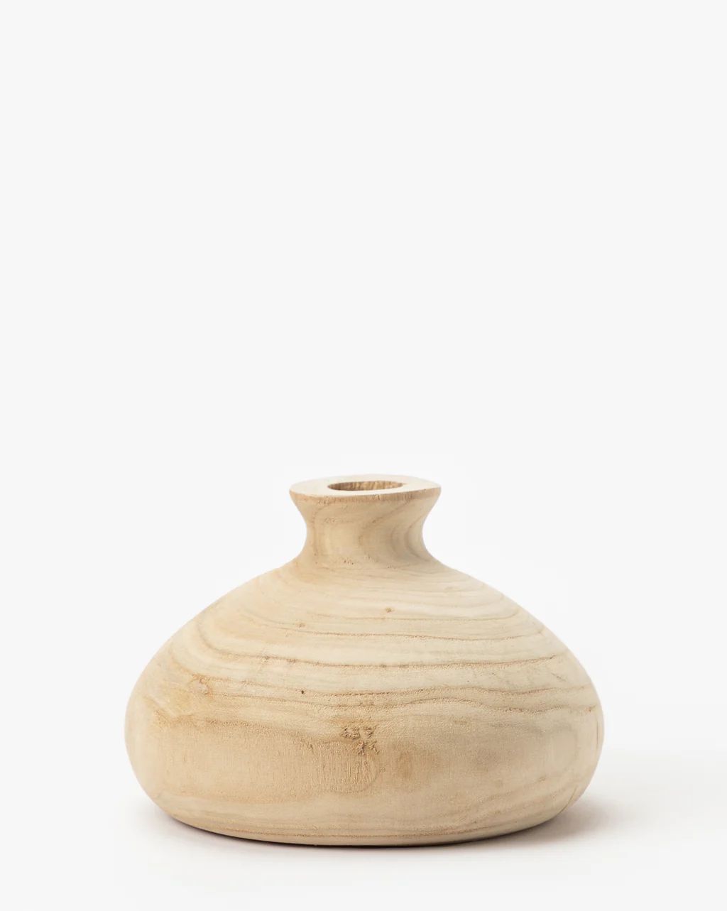 Round Wood Vase | McGee & Co.