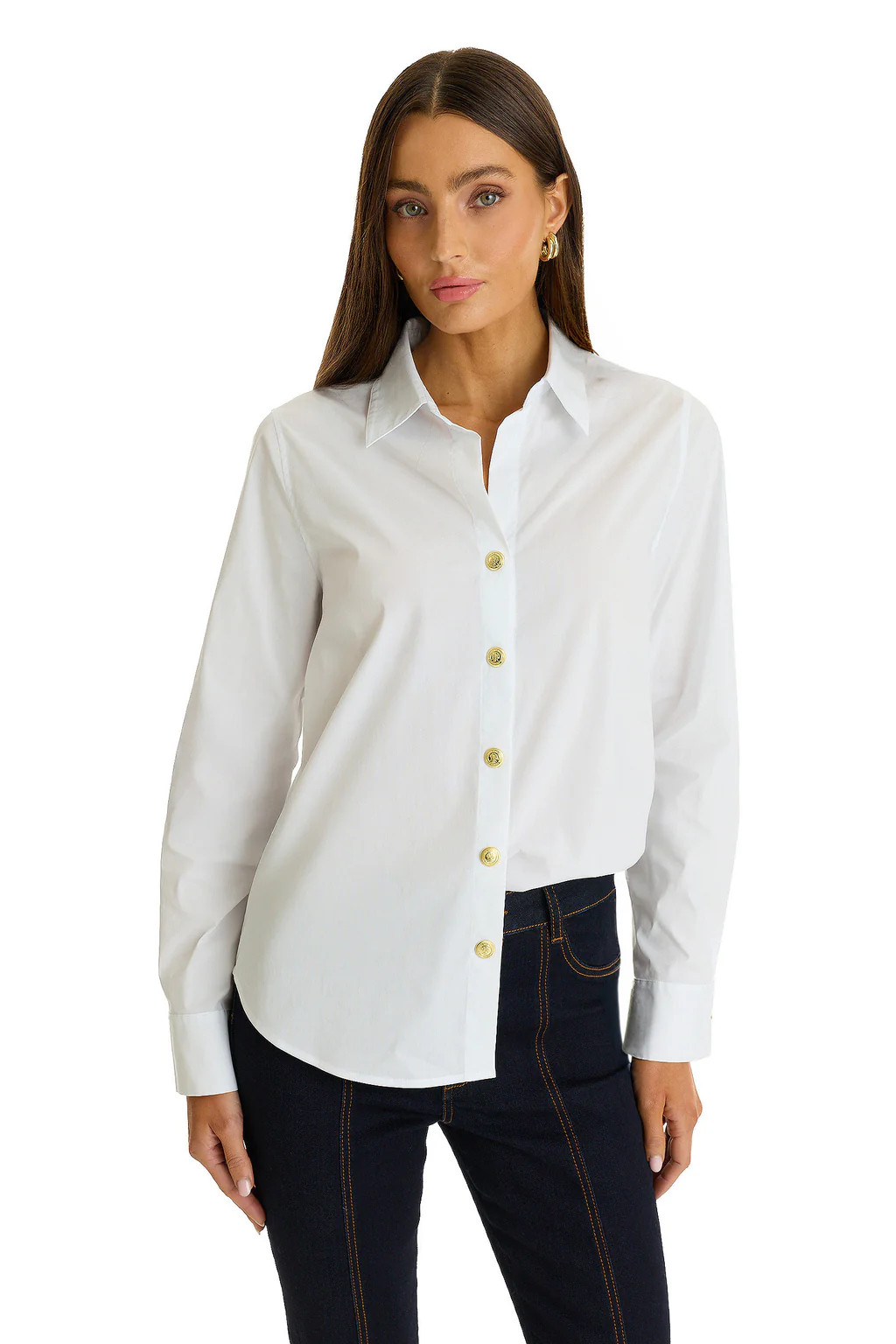 Jasmine Shirt - White | The Noli Shop