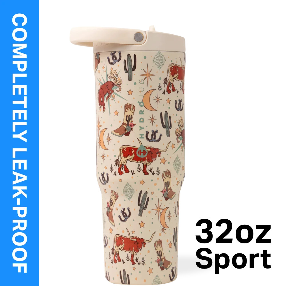 HydroJug Sport - Stainless Steel Tumbler with Straw 32oz, Vacuum Insulated, Leakproof Water Bottl... | Walmart (US)