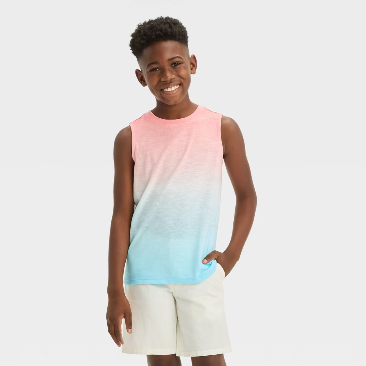 Boys' Dip Dye Slub Tank Top - Cat & Jack™ | Target