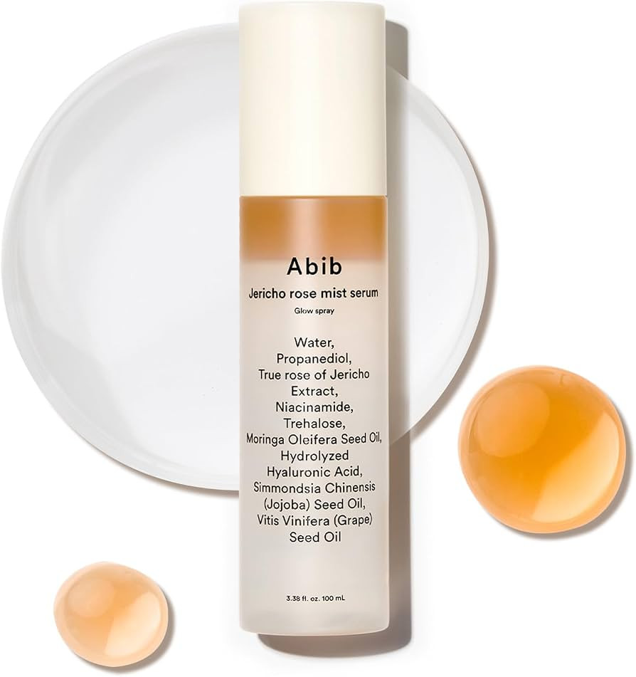 Abib Jericho Rose Mist Serum, Glow Spray 3.38 fl oz I Hydrating Essential Face Facial Body Mist B... | Amazon (US)