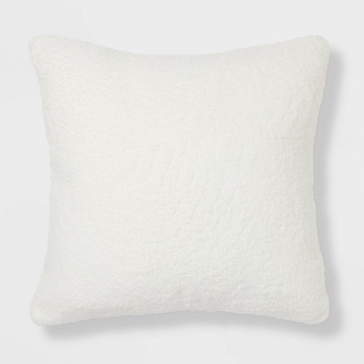 Solid Sherpa Throw Pillow - Threshold™ | Target