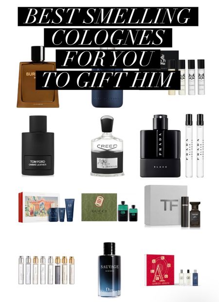 Smells for him 

#LTKSeasonal #LTKHoliday #LTKGiftGuide