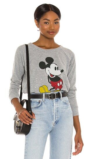 Classic Mickey Sweatshirt in Heather Grey | Revolve Clothing (Global)