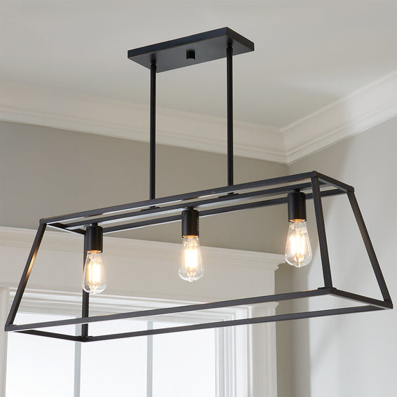 Linear Island Chandelier | Shades of Light