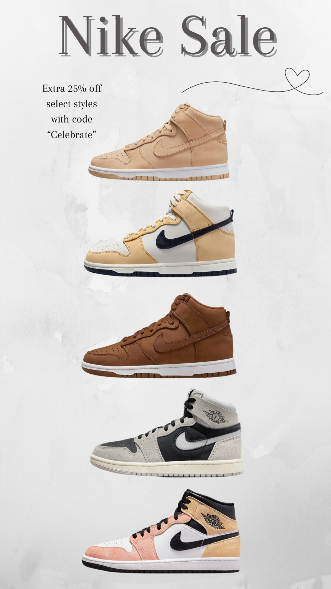 Nike Sale! Extra 25% off select styles! #nike #nikesale #shoeaddict #shoestyle

#LTKGiftGuide #LTKsalealert #LTKshoecrush