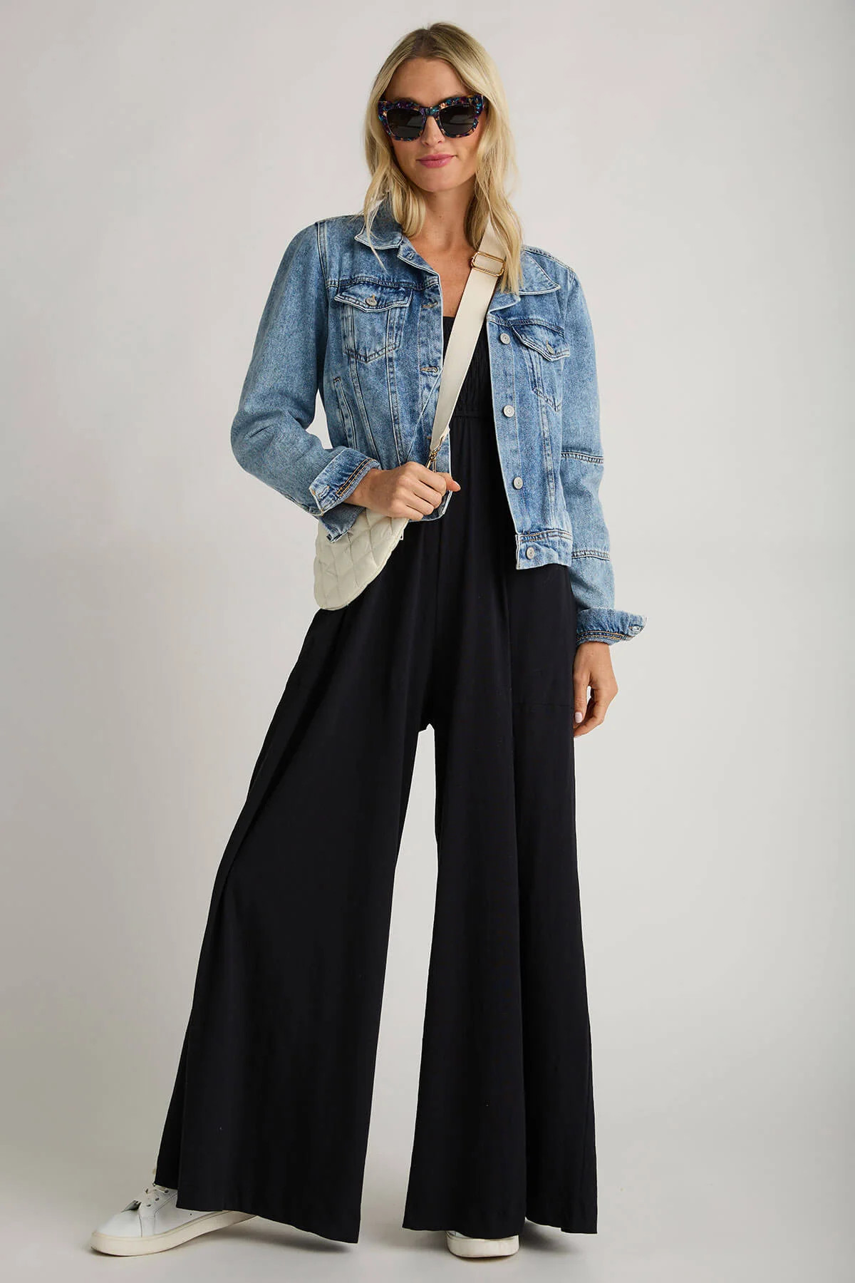 By Together Smocked Jumpsuit | Social Threads