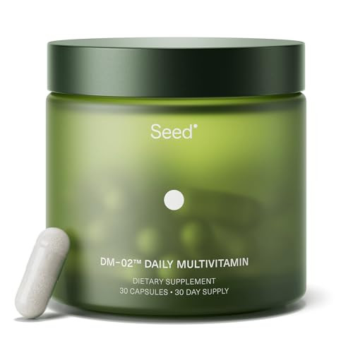 Seed DM-02 Daily Multivitamin - 100% DV Essential Vitamins and Minerals for Women & Men - Helps F... | Amazon (US)