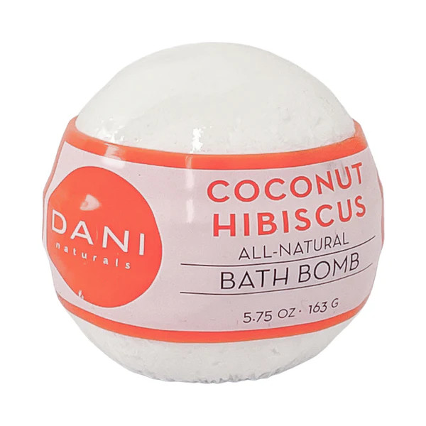 Coconut Hibiscus Bath Bomb | DANI Naturals