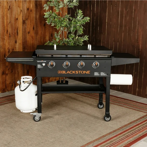 Blackstone 4-Burner 36" Griddle Cooking Station with Hard Cover | Walmart (US)
