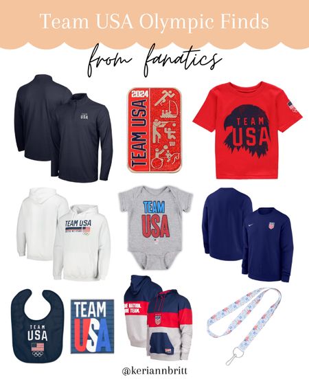 Team USA Olympic Games Apparel & Accessories for Baby, Toddler, Kids, Men, Women and Home

Olympics / team USA / Olympics party / team USA gear / team USA apparel / Paris Olympics / 2024 summer Olympics / Paralympics / Paralympic team USA /Olympic team / fanatics / America / USA soccer  / USA athletics / athletes / sports / activewear / Olympic rings / go for gold / trading pins / USA tee / USA hat / fan gear / sports fan / gifts for sports fans

#LTKBaby #LTKActive #LTKSeasonal