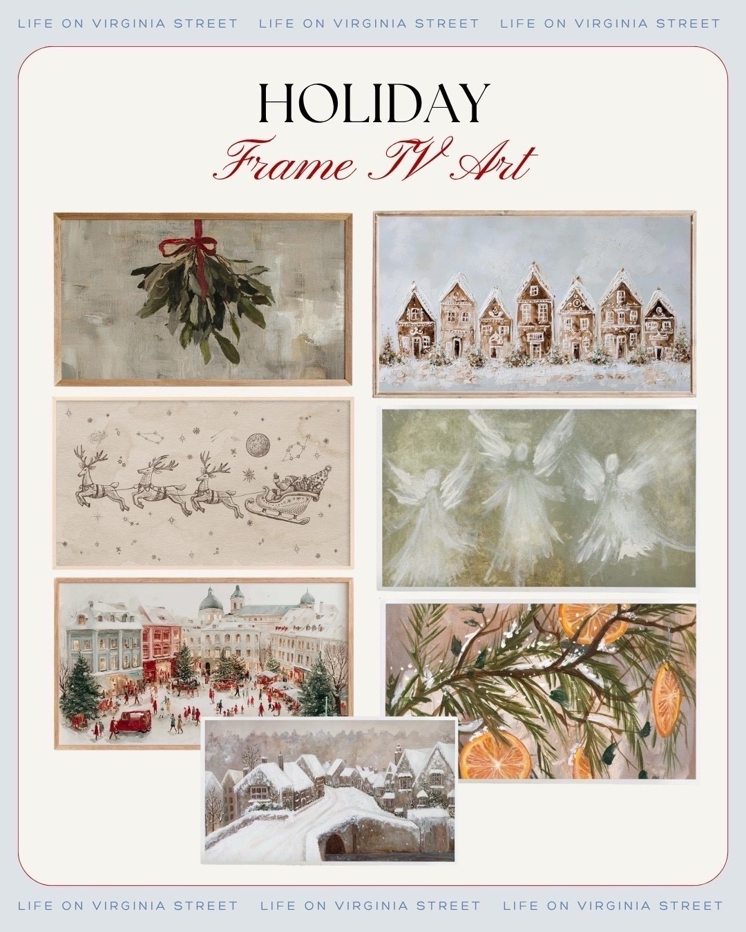 Holiday frame tv art 🙌🏻🙌🏻



#LTKSeasonal #LTKCyberWeek #LTKHome

#LTKHoliday #LTKHome