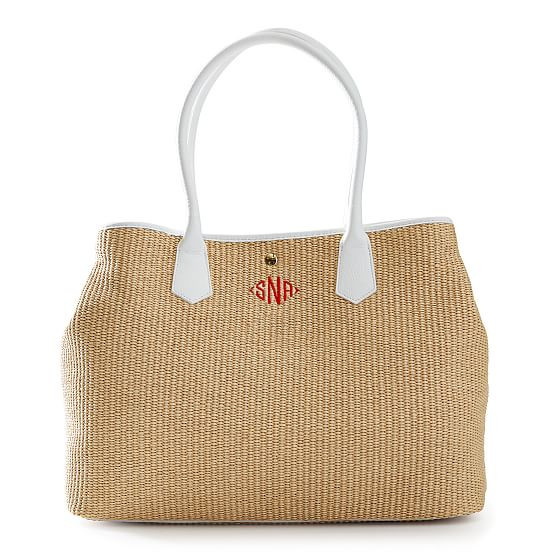 Italian Straw Handbag | Mark and Graham