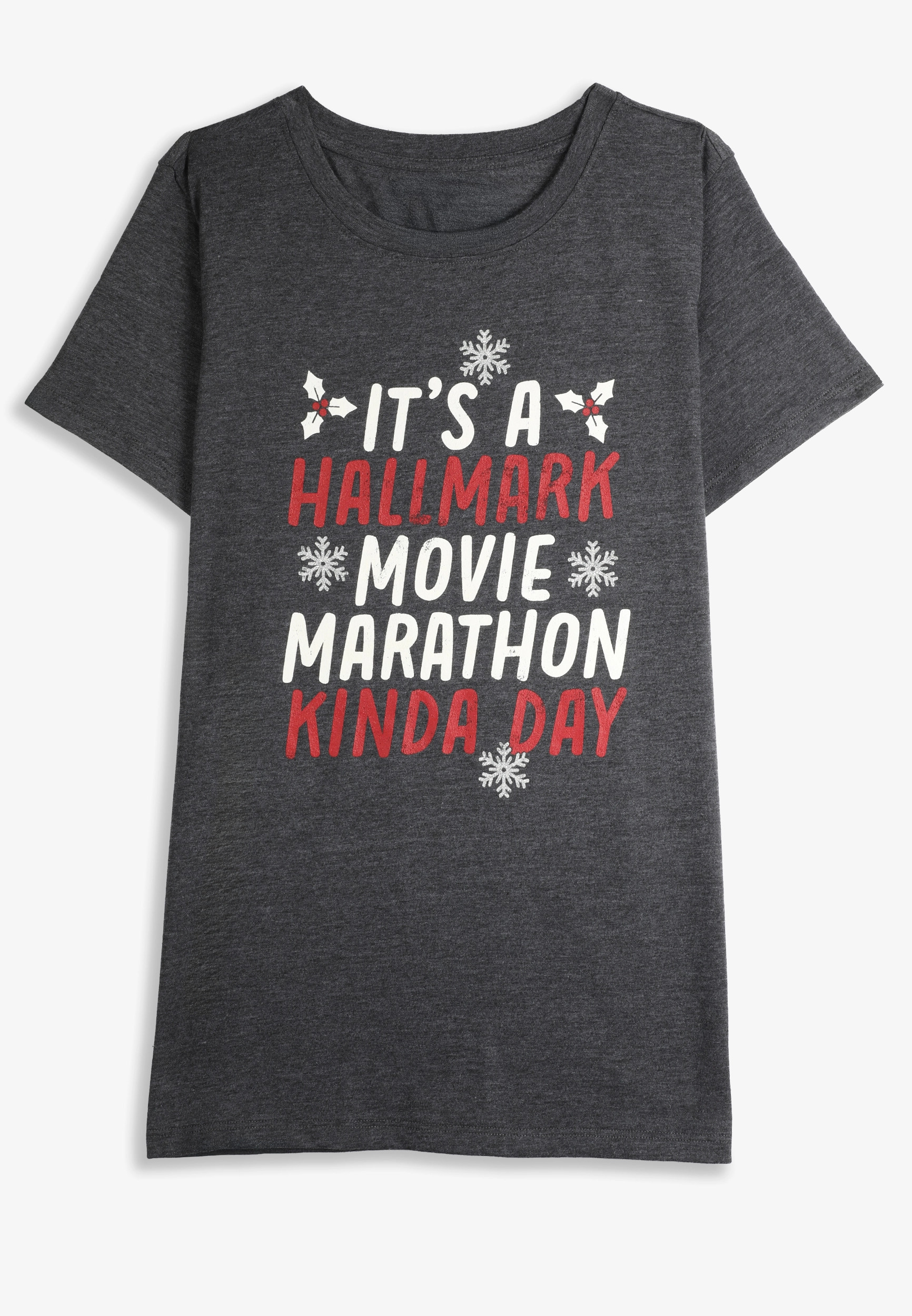 Maurices Women's Hallmark Movie Marathon Classic Fit Graphic Tee Size Medium | Maurices