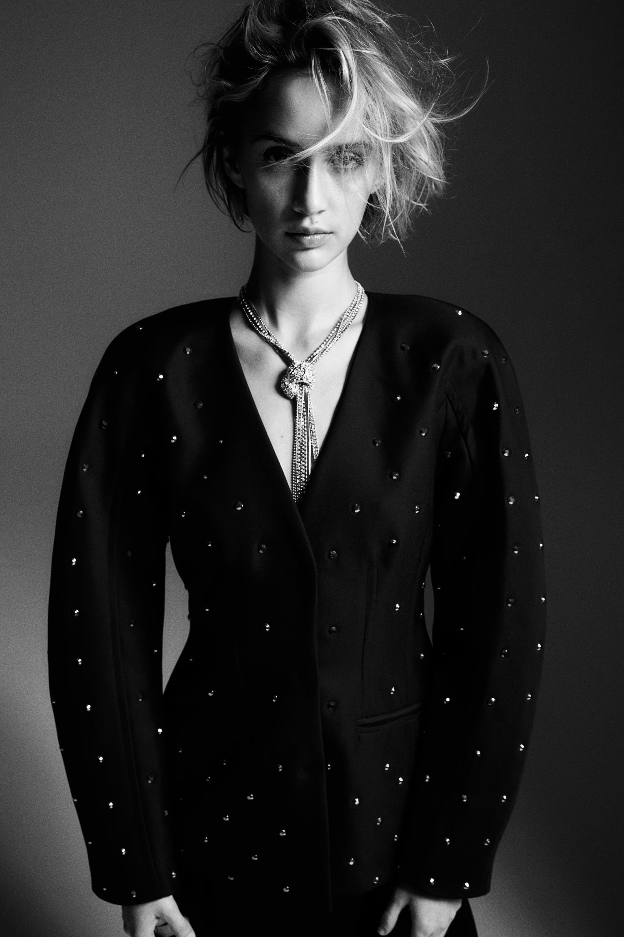 Rhinestone-Embellished Jacket | H&M (US + CA)