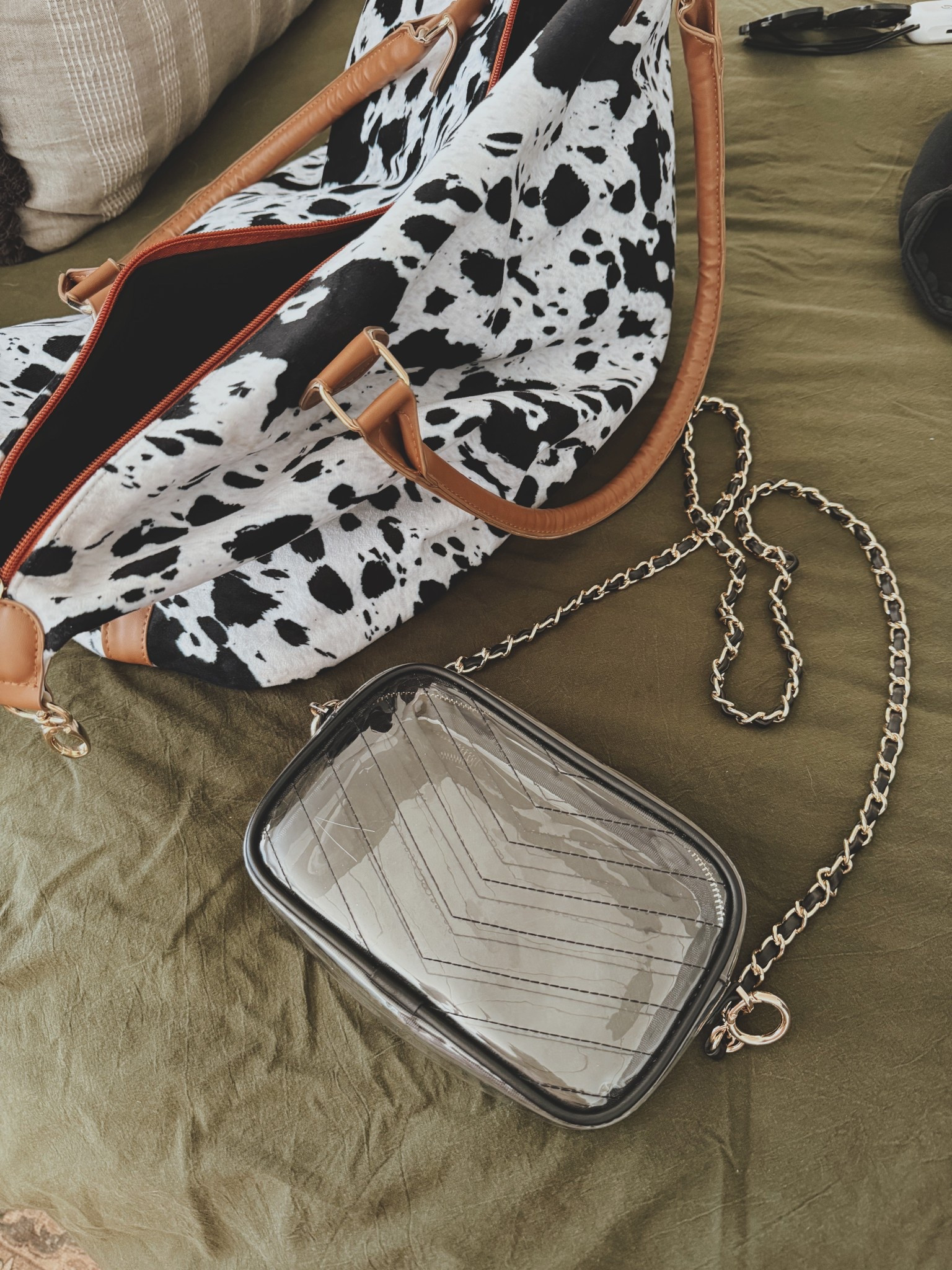 Fun Weekend plans where a clear bag is needed 💙🩵 ⚾️