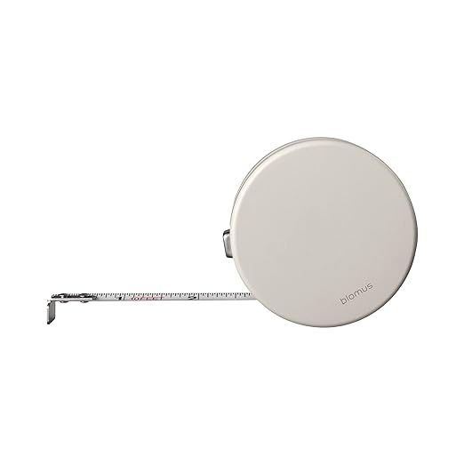 blomus Gents Tape Measure Locking Standard and Metric - 10 feet Length - Moonbeam (Beige) | Amazon (US)