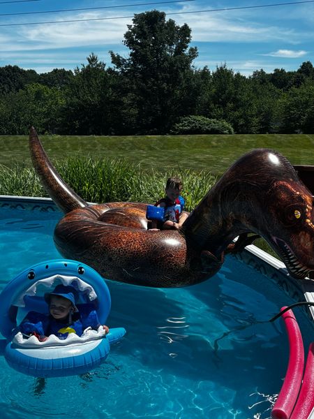 Toddler pool float 
Dinosaur pool toy for kids 
Baby shark float 
Summer gifts 
Boy mom 

#LTKFamily #LTKFindsUnder100 #LTKKids