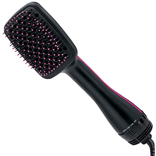 Revlon One-Step Hair Dryer and Styler | Detangle, Dry, and Smooth Hair, (Black) | Amazon (US)