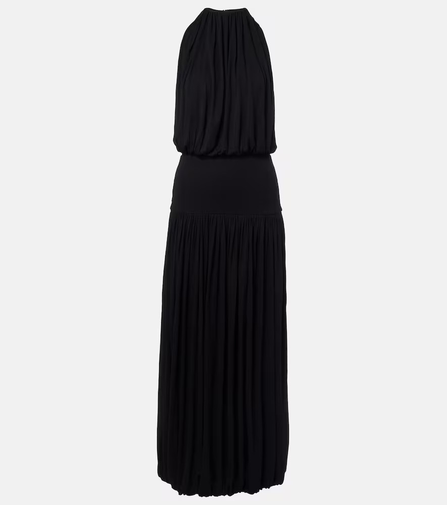 Toteme Gathered jersey midi dress | Mytheresa (US/CA)