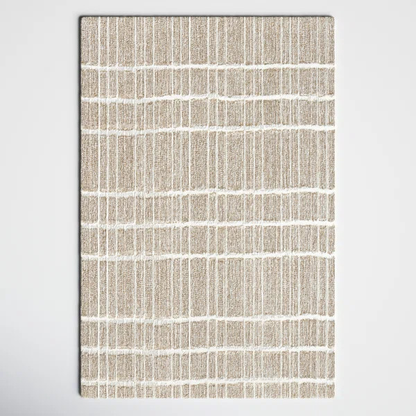 Gilmore Handmade Wool Brown Rug | Wayfair North America