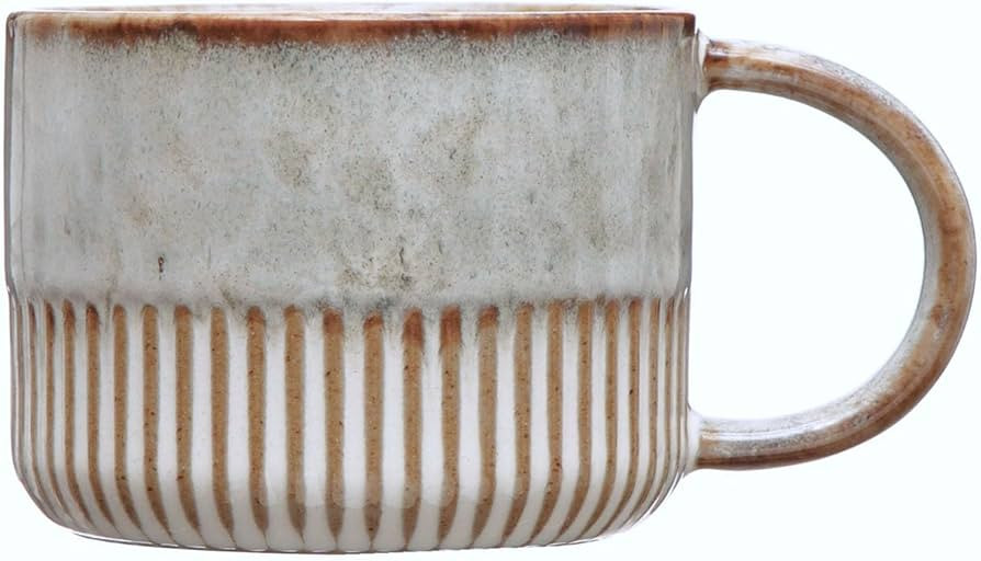 Creative Co-Op Stoneware 14 oz. Mug | Amazon (US)