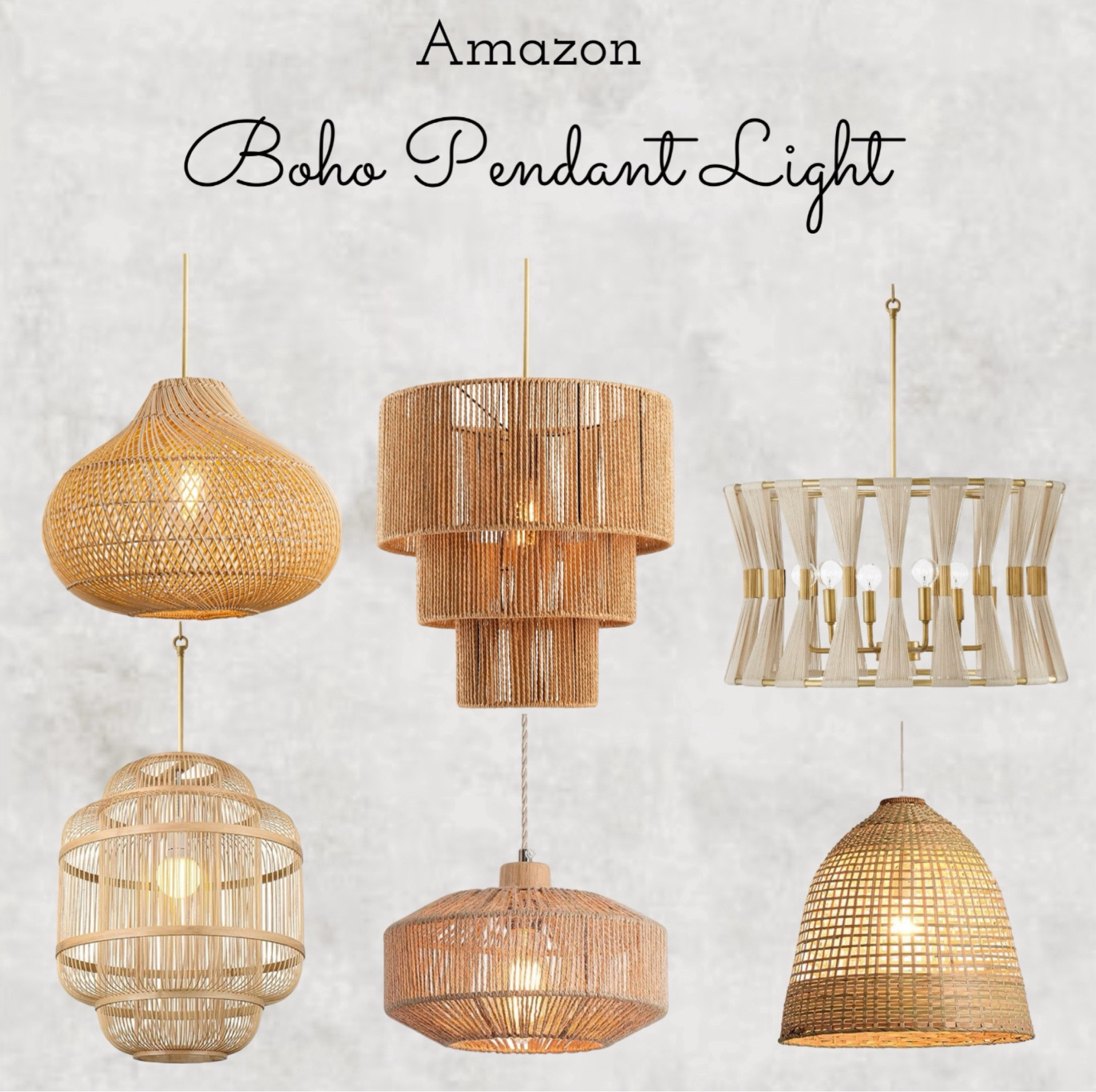 Home Decor

Boho pendant light, rattan lamps, woven light fixtures, modern lighting, Amazon, bohemian decor, hanging lights, natural materials, interior design, layered lamp, unique light fixtures.


#LTKHome