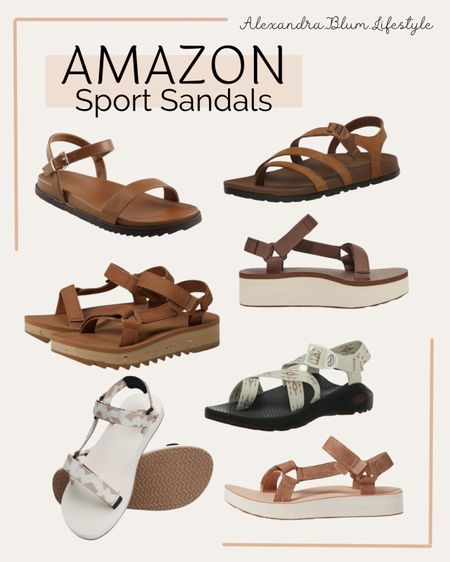 Amazon sport sandals that are perfect for any casual summer outfit! Great brands like Chaco and Teva! 

#LTKActive #LTKShoeCrush #LTKFindsUnder100