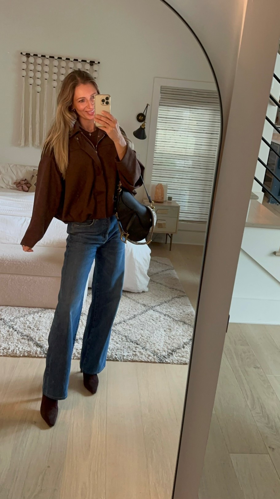 Girls don’t get cold, they get outfits.
Love how effortless this one is! 

*wearing jacket size S, jeans 26 TTS

#FallFashion #FallOutfit #espressobrown #suedebomber #AmazonFinds #ViralAmazonFinds #SuedeJacket #BatwingJacket #BubbleHem #DarkWashDenim #LooseDenim #SuedeBelt #SuedeBooties #ChocolateBrownBoots #EspressoBrownBoots #FallStyleInspo #CasualChic #AutumnLayers #FallOutfitInspo #CozyStyle #NeutralOutfit 

#LTKFindsUnder50 #LTKSeasonal #LTKFindsUnder100