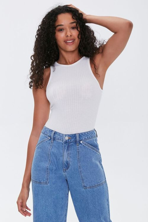 Ribbed Tank Bodysuit | Forever 21 (US)