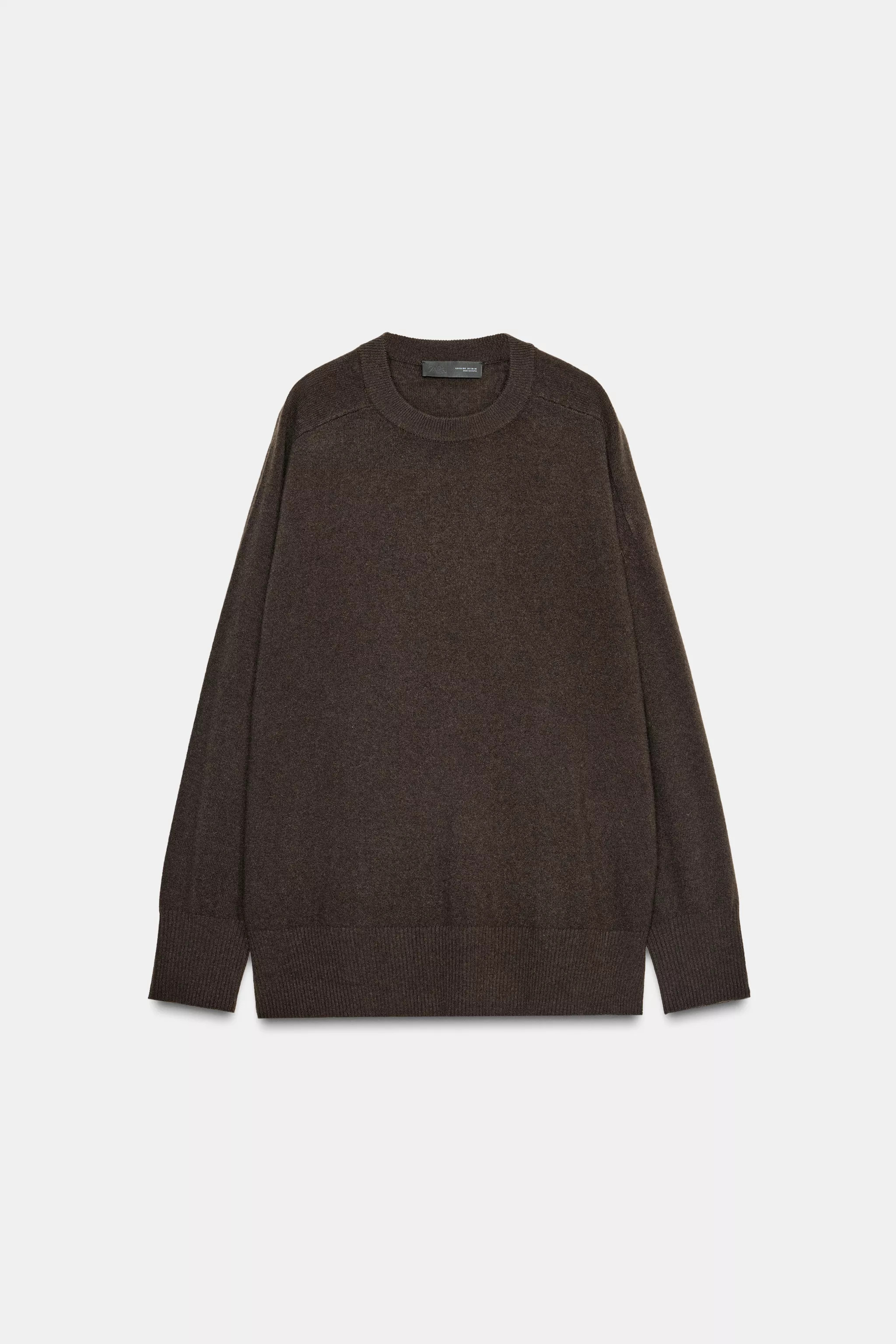 100% WOOL OVERSIZED SWEATER | Zara Canada