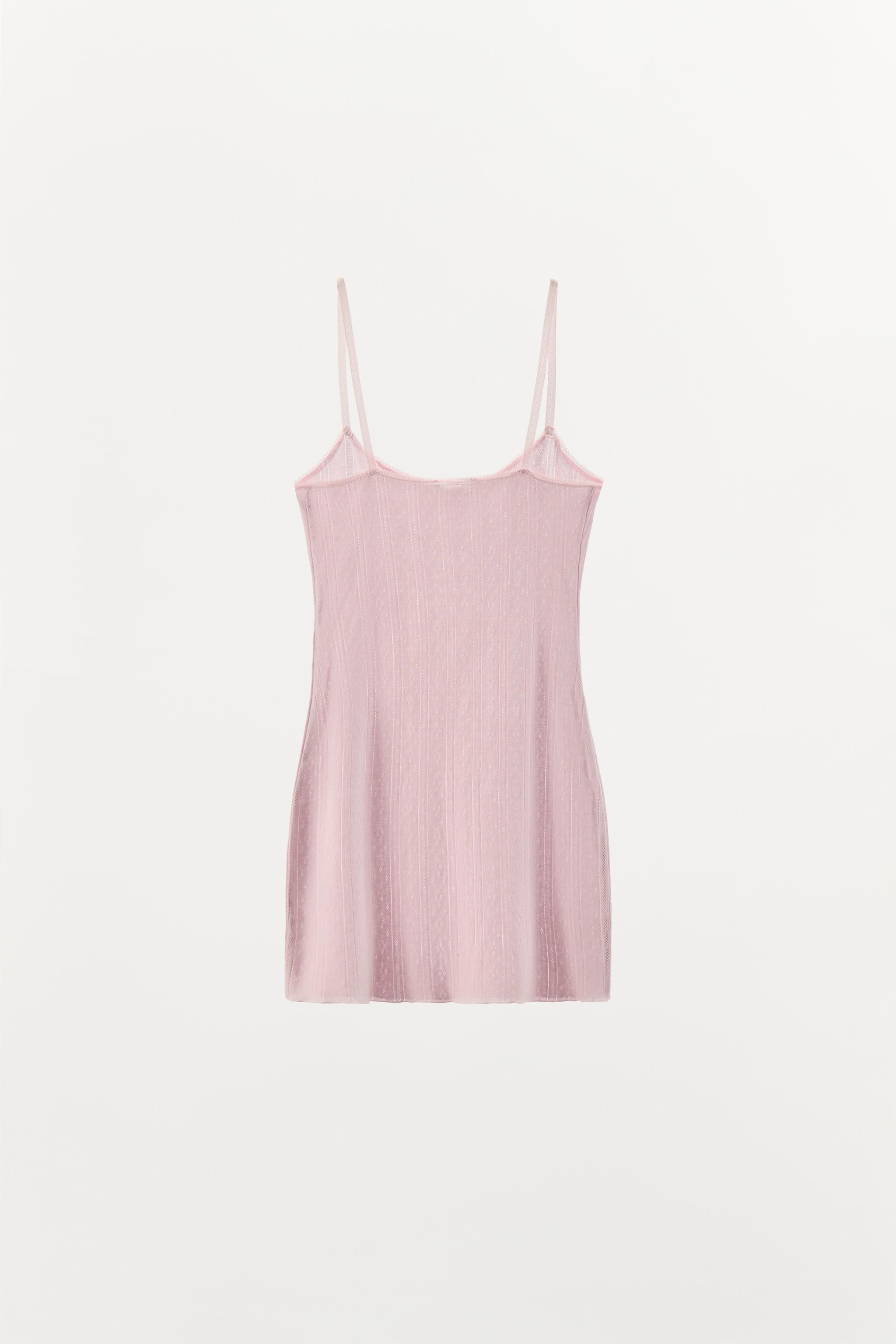 FLORAL POINTELLE DRESS | Zara UK