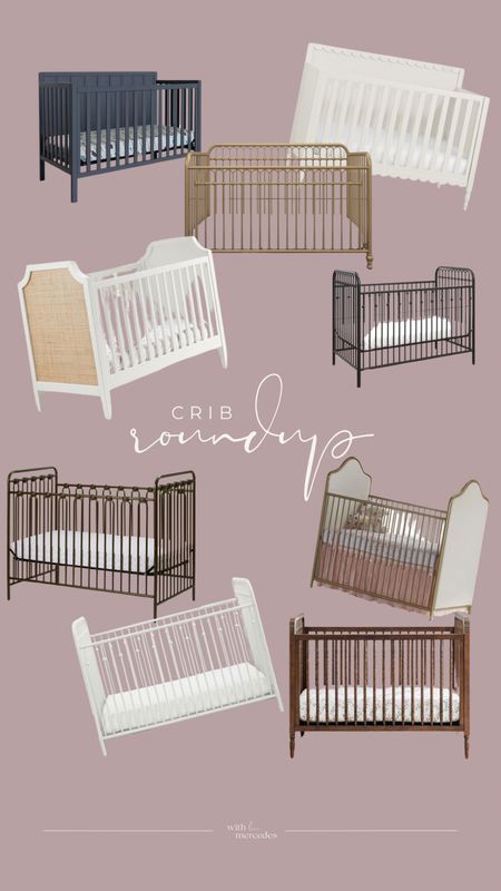 Crib roundup! The crib I used in Violet’s nursery is currently sold out, but the black and white versions are both linked here 💕

#LTKhome #LTKfamily #LTKbaby